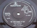 THE BEATLES - We Can Work It Out/Day Tripper UK '68/69 SOLID CENTRE, no KT EX+