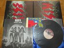 KISS LP Love Gun, Japan 1st press, cardboard pistol, gatefold cover, EX Vinyl