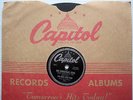 Nat KING COLE TRIO Christmas Song In The Cool Of Evening Capitol vinyl 78 w95