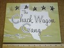 1956 Chuck Wagon Gang Promotional Book Rare Texas Gospel Publication Columbia EX