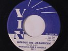 MORGUS & GHOULS: Morgus The Magnificent / The Lonely Boy 45 rare Oldies