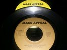 MASS APPEAL-WAITING FOR TONIGHT & JUST A DREAM Soul Boogie 1st Edition EXCELLENT
