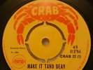 Derrick Morgan- Make it Tand Deay /  Come What. May. Crab Records. Pama Crab 22