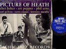 CHET BAKER ART PEPPER Picture Of Heath LP Pacific Jazz MONO NM- w/ shrink