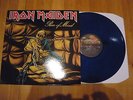 IRON MAIDEN - Piece Of Mind - BLUE LP MINT RARE (Judas Priest, Saxon, Venom)