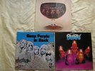 DEEP PURPLE - 3 X LP (In Rock, Burn, Come taste the band) UK originals VG+/EX-