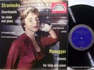 ida HAENDEL violin STRAVINSKY supraphon 50s 10''