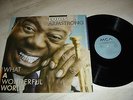 Louis Armstrong-what a wonderful world-LP-Vinyl-Satchmo-Jazz----Rare