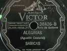 SABICAS: VICTOR 38426 RARE 78 RPM FLAMENCO GUITAR RECORD 1935 SPAIN