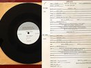 Grace Jones: Breakdown | rare 45 rpm Sire acetate+job sheet 1980 Tom Petty
