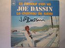 JOE DASSIN AUTOGRAPHE DEDICACE SP PHOTO tahiti papeete SP FRANCE 1977