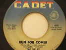 THE DELLS-RUN FOR COVER /OVER AGAIN-NORTHER SOUL 45 on Cadet