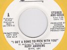 NORTHERN SOUL 70's - RUBY ANDREWS - I GOT A BONE TO PICK WITH YOU - ABC PROMO