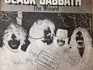 BLACK SABBATH PARANOID/THE WIZARD VERTIGO ISRAEL PS 7
