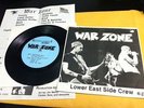 WARZONE lower east side crew EP RARE 1ST PRESS REV 87' NYHC sxe youth of today