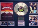 Metallica - Master of Puppets - 24KT Gold 12 inch Record Album Framed Display