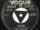 JOHNNY BURNETTE TRIO - Honey Hush / Lonesome Train - UK VOGUE -- RARE 7