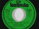 Islands Soul 45 NADIE LA FOND Wanna Make Love To You on Kalinda VG++