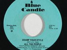 Funk 45 ALL THE PEOPLE Cramp Your Style/Whatcha Gonna Do on Blue Candle VG++/NM