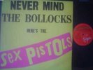 SEX PISTOLS lp NEVER MIND THE BOLLOCKS argentina ID# 34115 DIFFERENT TRACKS LIST