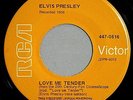 HEAR IT Orange Label Reissue 45 rpm RCA 447-0616 Elvis Presley 