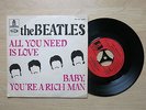 THE BEATLES All You Need Is Love Rare original French 7