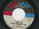JO ARMSTEAD I Feel An Urge Coming On 45 Giant 701 northern soul