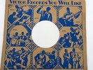 VICTOR RECORDS Rare 78RPM Record Sleeve MEMPHIS JUG BAND LUKE JORDAN ETC