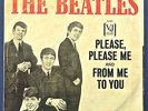 The BEATLES 45  Please Please Me VEE JAY 581  VG+ 1964  ORIGINAL W/PS