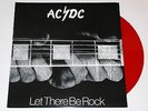 AC/DC 'Let There Be Rock' LTD Ed EU Re-issue LP Blood Red Colored Wax Rare OOP