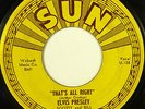ELVIS PRESLEY-LEGENDARY 100% GENUINE ORIGINAL SUN SINGLE-MORE LISTED