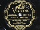 78 RPM -- Helen Kane (Betty Boop), Victor 22192, E