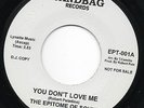 Epitome of Sound - You Don't Love Me c/w Where Were You - Reissue Mint Copy