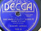 Decca 7133 Kokomo Arnold MONDAY MORNING BLUES w guitar