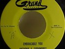 Anthony & Sophmores Embracable You Rare Doo Wop 45-Grand