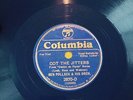 HOT DANCE JBlue shellac COlumbia BEN POLLACK Got the Jitters/Full of the Devil