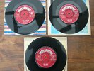 THE BEATLES: PLEASE PLEASE ME - LOVE ME DO X2. RED PARLOPHONE ORIGINALS 1962/3.