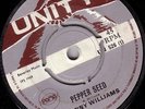 RANNY WILLIAMS/SKINHEAD REGGAE/UNITY UN526/1969/PEPPER SEED - AMBITIONS BEGGAR