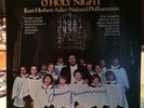 Luciano Pavarotti Signed O'Holy Night Christmas Album