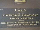 LALO SYMPHONIE ESPAGNOLE YEHUDI MENUHIN ORCHESTRE SYMPHONIQUE DE PARIS