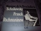 MONIQUE DE LA BRUCHOLLERIE PIANO  - TCHAIKOVSKY FRANCK RACHMANINOV 2LP MINT