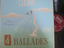RUTH SLENCZYNSKA / CHOPIN 4 ballades / BELGIAN DECCA