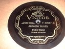 78RPM Victor 40017 Ernest Buddy Baker, Alimony Blues / Matrimonial Intentions sV