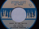 CALVIN STATHAM SINGERS: Wade in the Water STER-ART black gospel private 45 hear