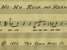 HO-HO ROCK AND ROLL LAUGHING MONSTER 1956 Orig HANDWRITTEN SHEET MUSIC Halmark