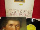 DG 9LP STEREO 2720 045-10 GERMAN BEETHOVEN 9 SYMPHONIES VPO KARL BOHM