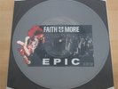 FAITH NO MORE: Epic UNCUT Shaped Picture Disc Grunge Nirvana Soundgarden