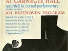 LP Sviatoslav Richter at Carnegie Hall Volume I Beethoven Columbia M2L 272 6-Eye