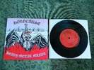 HOLOCASUST HEAVY METAL MANIA 45 PIC SLEEVE EXCELLENT