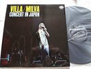 RARE MILVA & CLAUDIO VILLA CONCERT IN JAPAN 1968 LP G/F COVER PROMO STAMP EX+